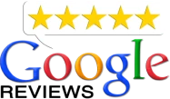 Rated five stars on Google Reviews