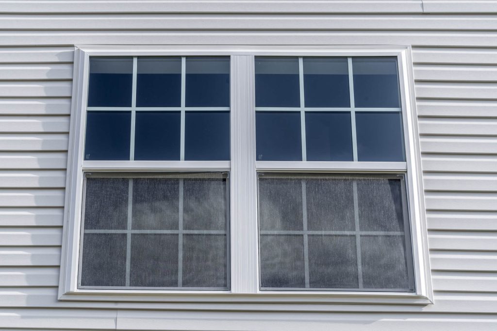 double hung window